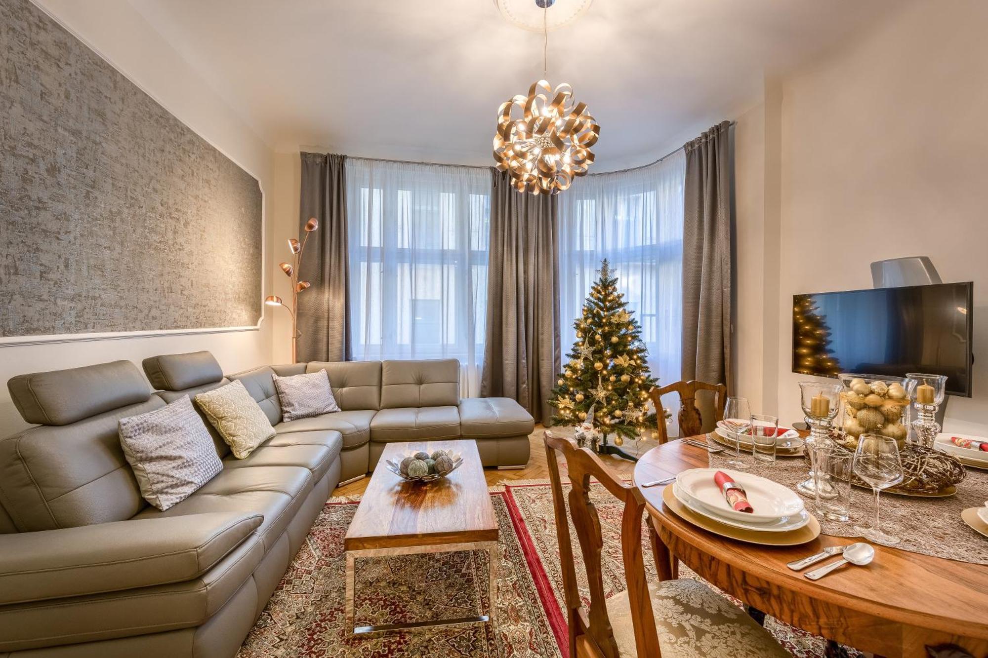 Pragueone Apartment,A/C,Terrace Rom bilde